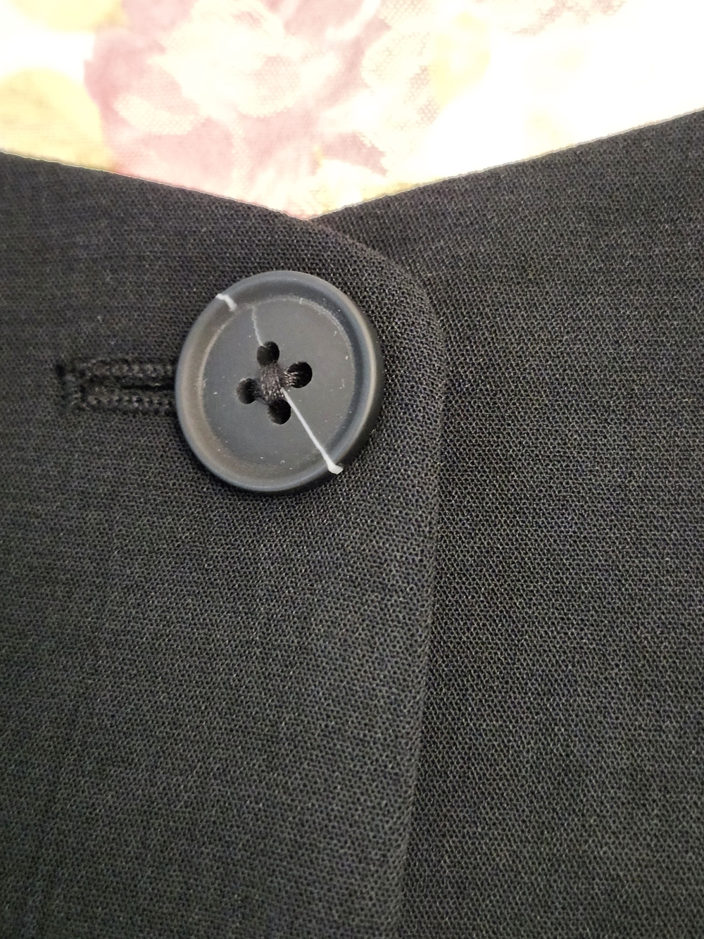 a new day Black Tailored Button-Front Vest - Picture 4 of 9